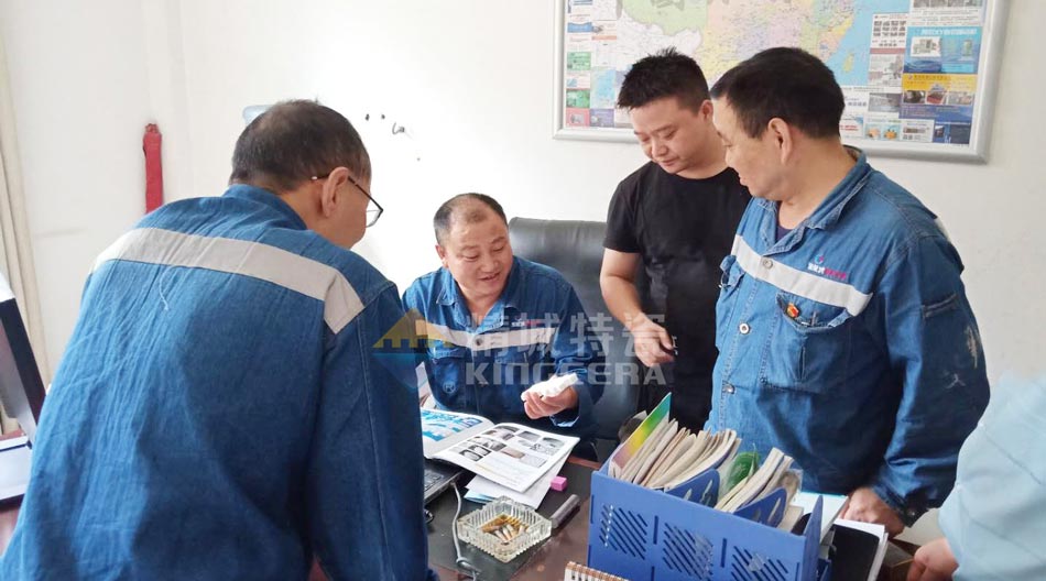 尊龙凯时人生就是博z6com特瓷赴四川某水泥厂现场勘探以及手艺交流